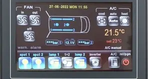 Ambulance Electronic Control Panel and Card
